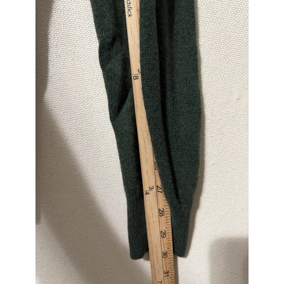 1901 Men's XXL Wool & Cashmere Sweater Pullover Long Sleeves Dark Green - Picture 4 of 7